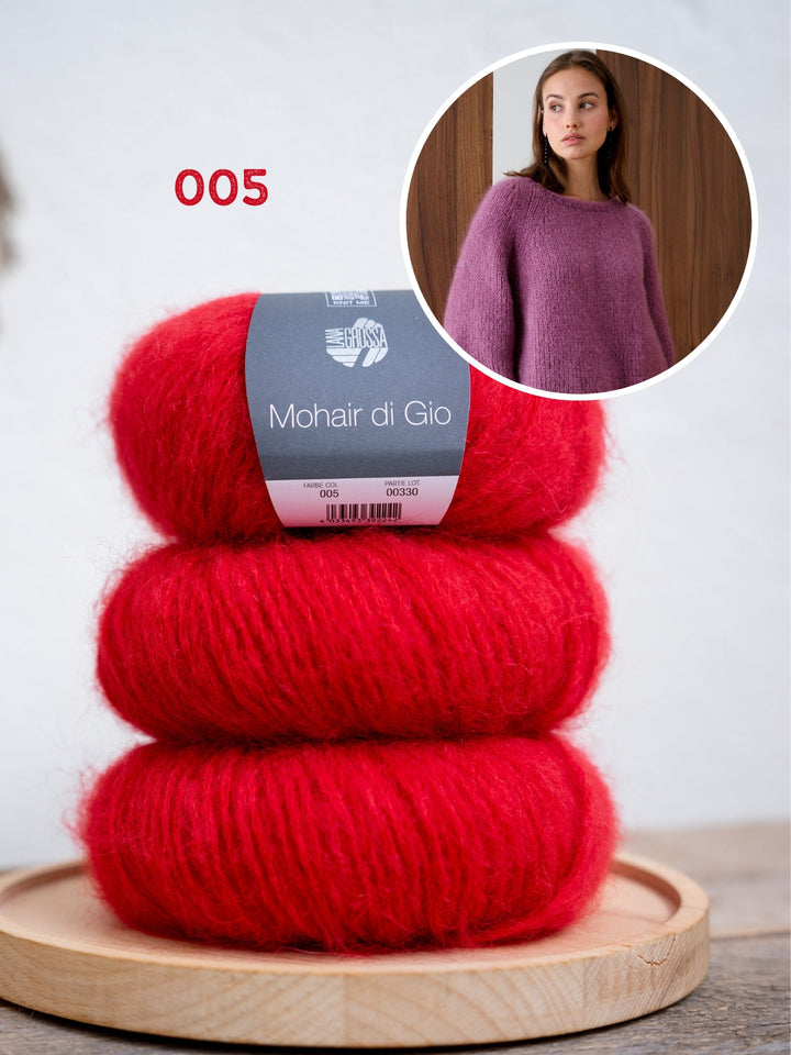 Strickpaket Mohair Di Gio Pullover
