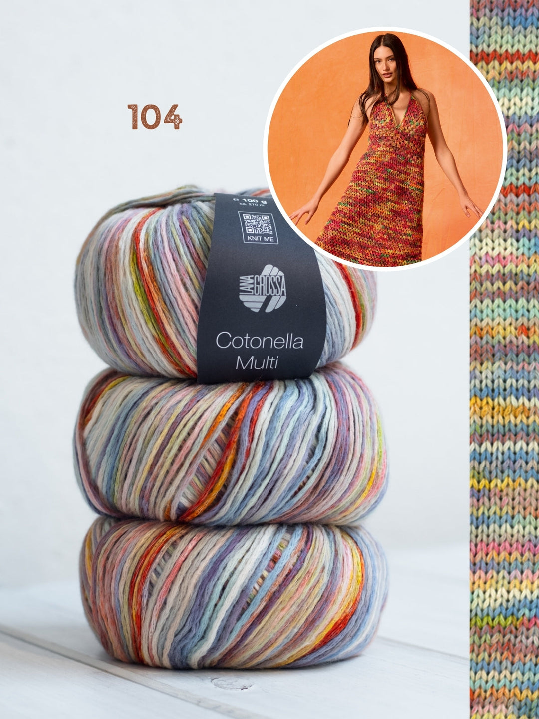Häkelpaket Cotonella Multi Kleid