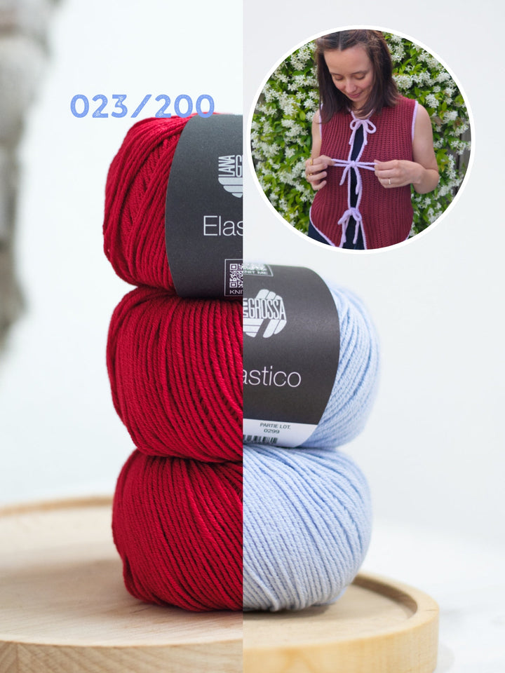 Häkelpaket Vanilla Weste - Studio Hook &amp; Yarn