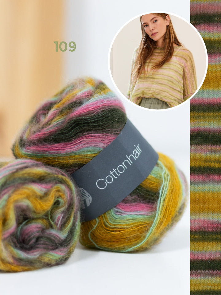 Strickpaket Cottonhair Pullover