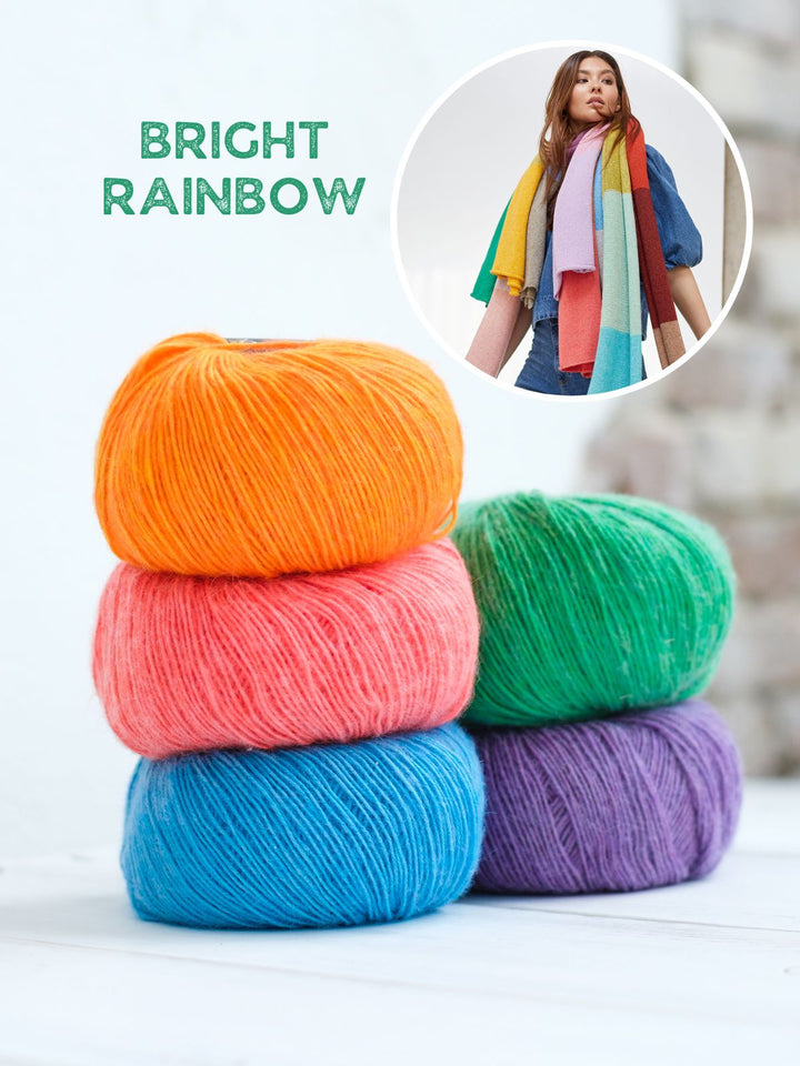 Strickpaket Ecopuno Streifenschal