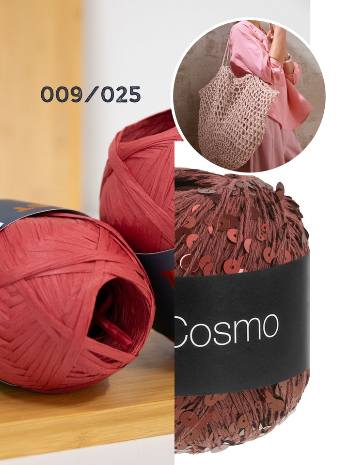 Häkelpaket The Bast Cosmo Netztasche