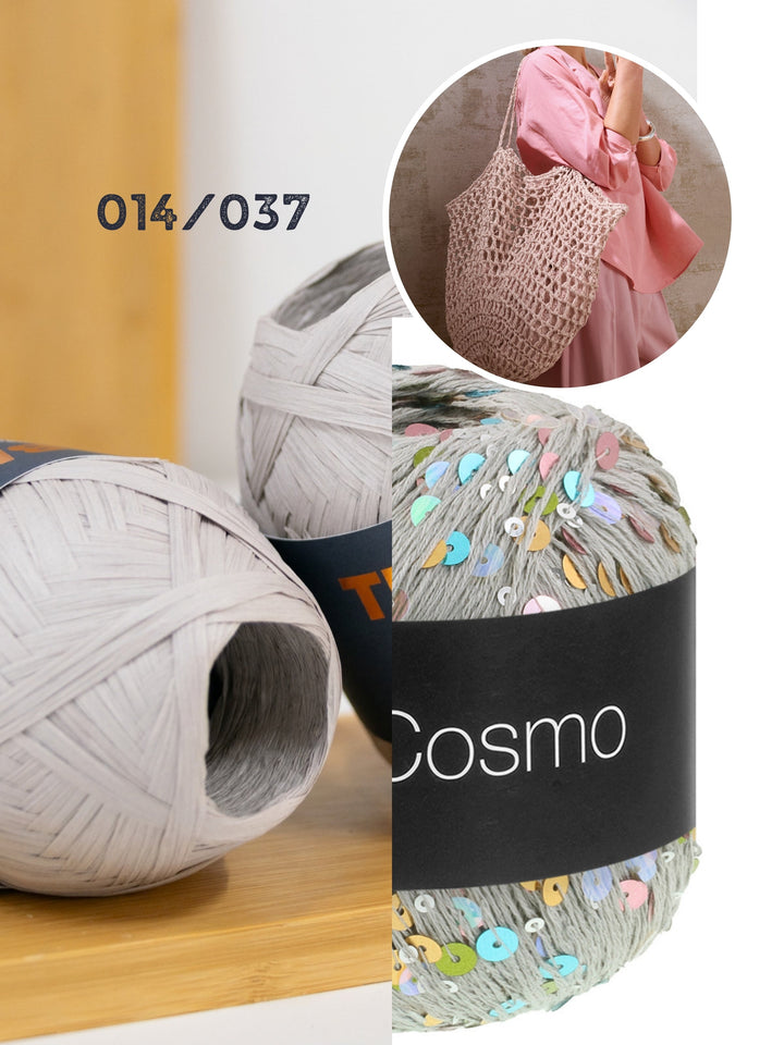 Häkelpaket The Bast Cosmo Netztasche