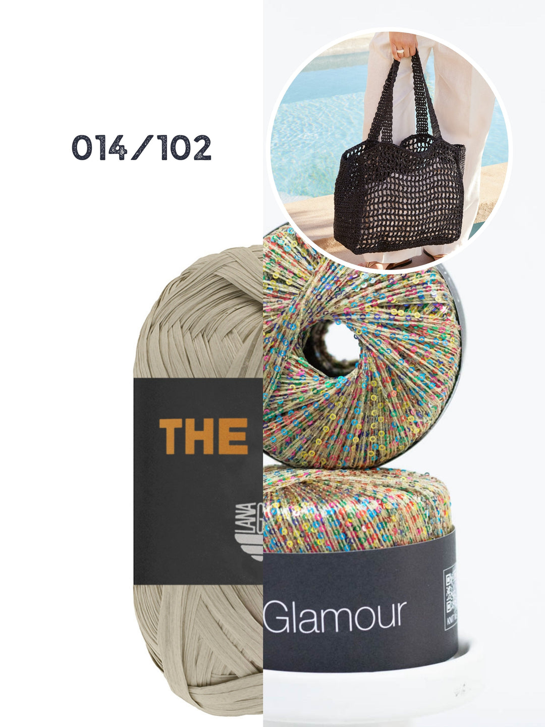 Häkelpaket The Bast Glamour Shopper