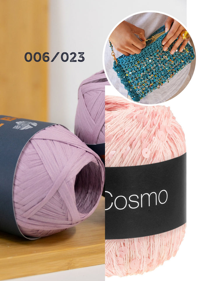 Häkelpaket The Bast Cosmo Clutch