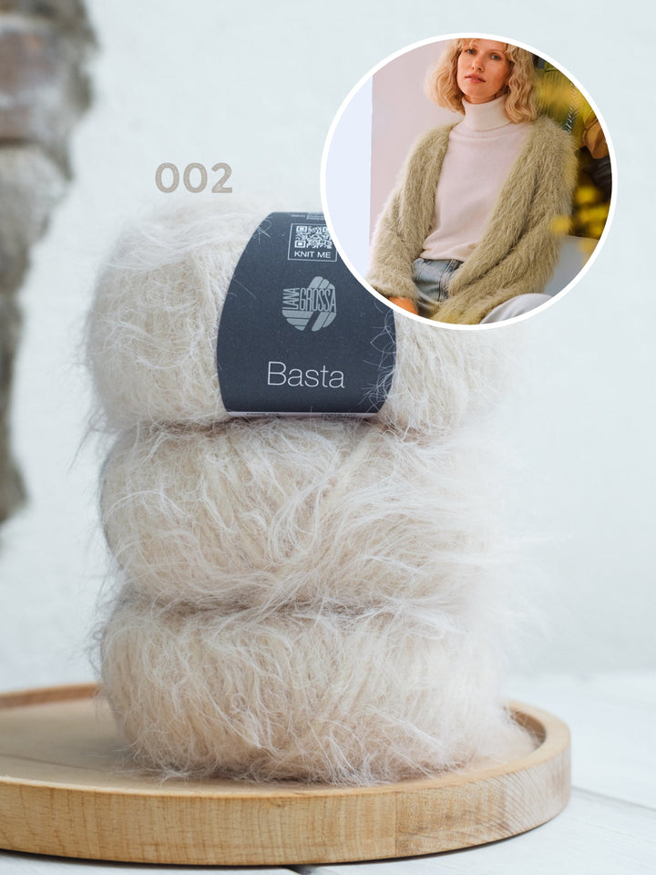 Strickpaket Basta Puscheljacke