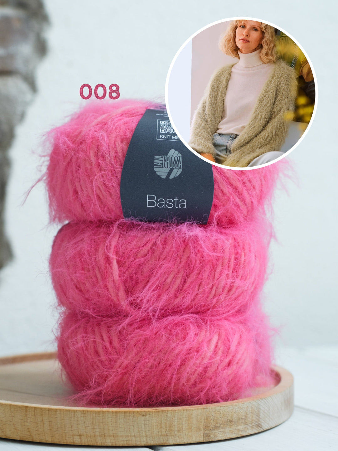 Strickpaket Basta Puscheljacke