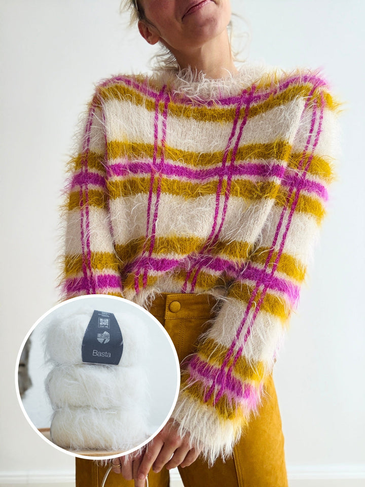 Strickpaket Ceallaigh Sweater Basta - Kolibri by Johanna