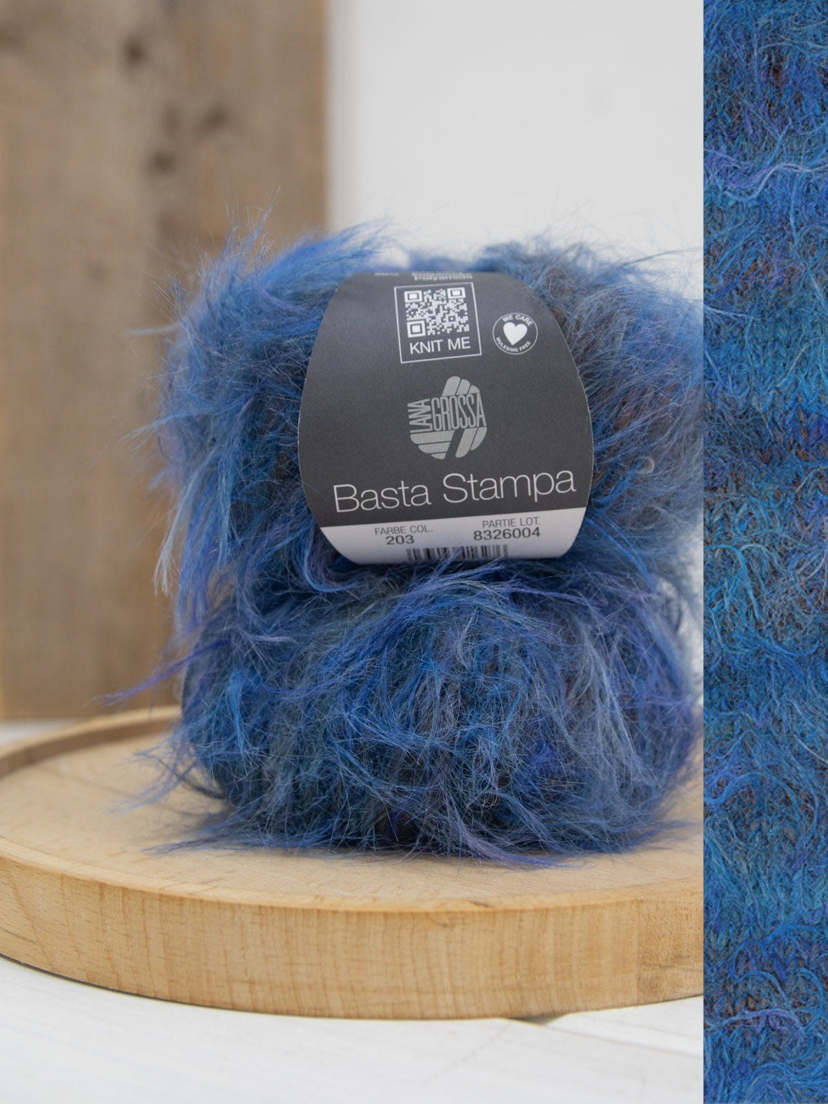 Basta Stampa 203 Hellblau/Jeans/Royal/Dunkelbraun