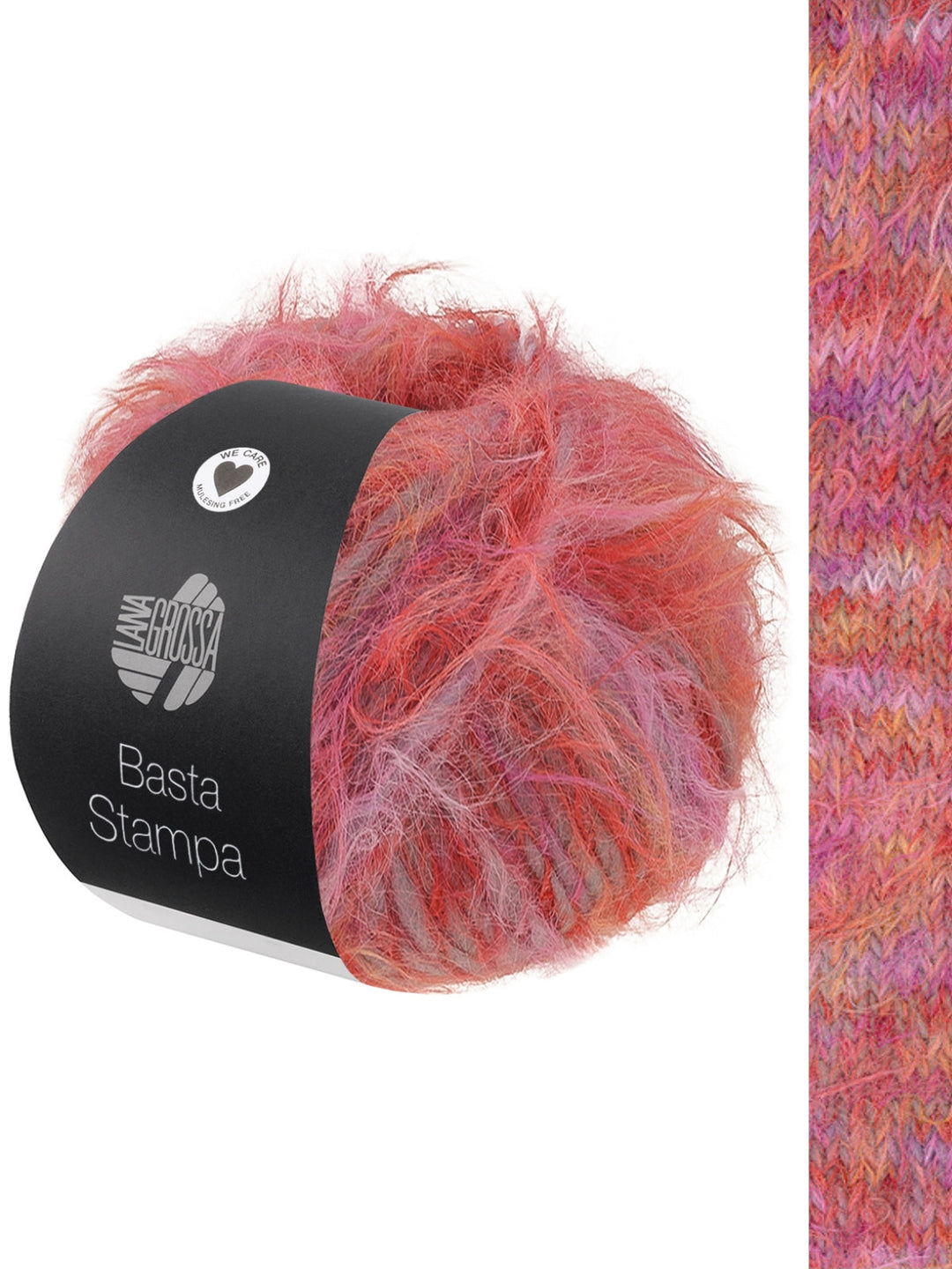 Basta Stampa 206 Gelb/Orange/Rosa/Pink/Weiß/Hellgrau