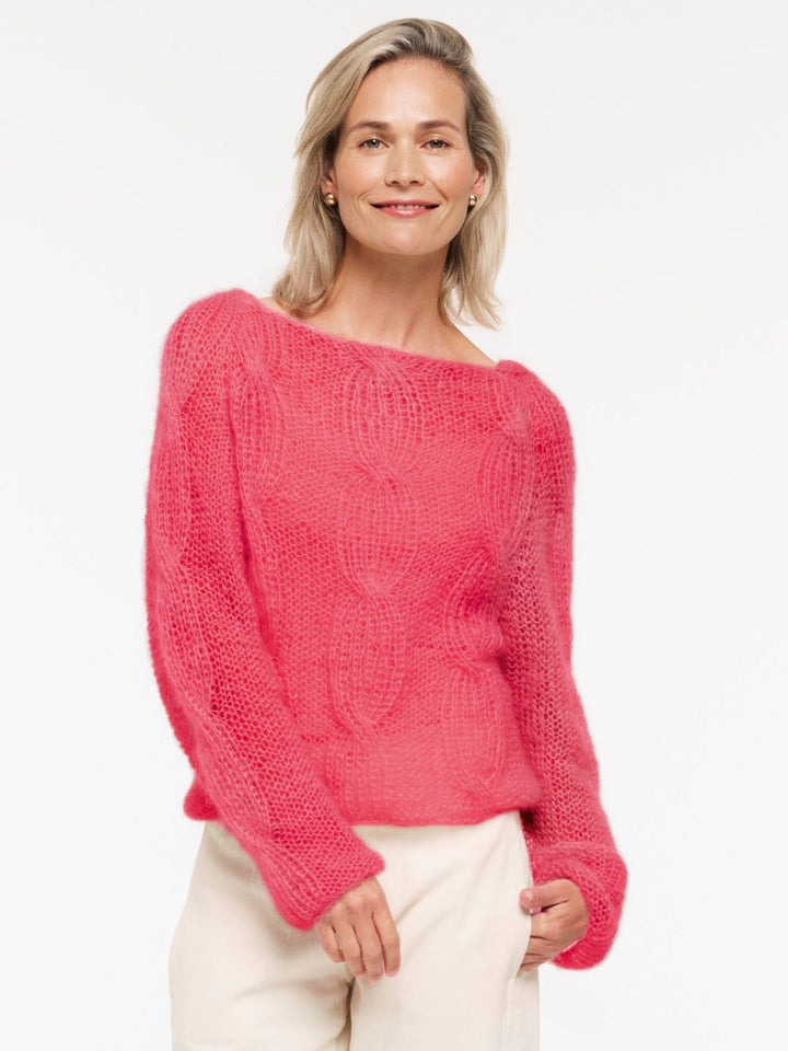 Strickpaket Giulia Zopf-Pullover