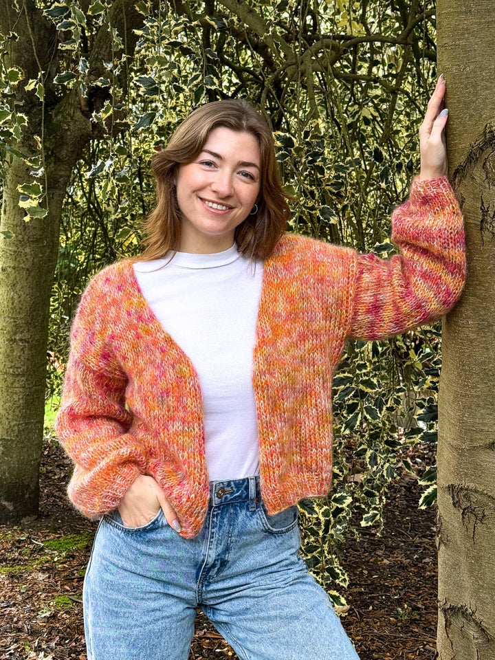 Strickpaket Bernadette Jacke - Silkhair Hand-Dyed