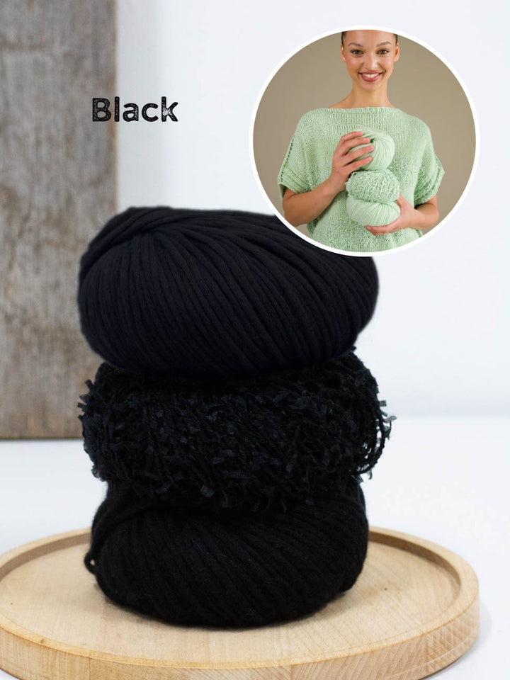 Strickpaket Mare shirt - Summer Softness &amp; Frizzante - Tanja Steinbach