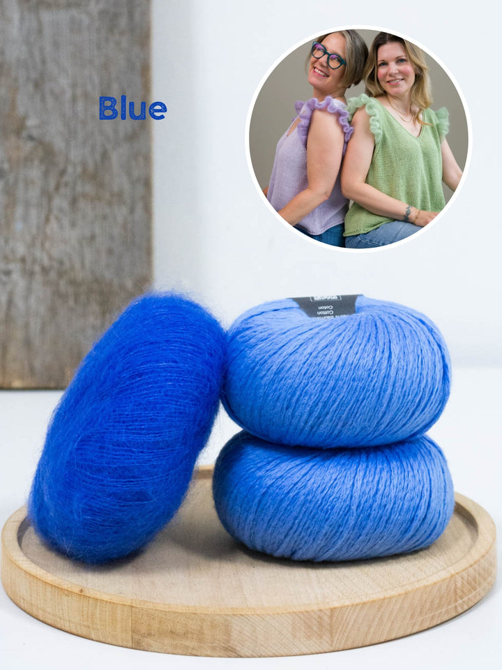 Strickpaket Volare Top - Cotonella &amp; Silkhair - Tanja Steinbach
