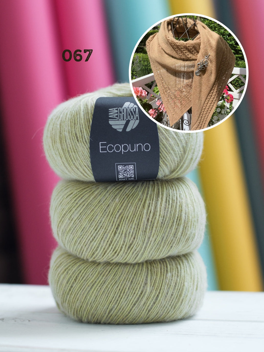 Strickpaket Lizas Tuch Provence Vibe - Ecopuno