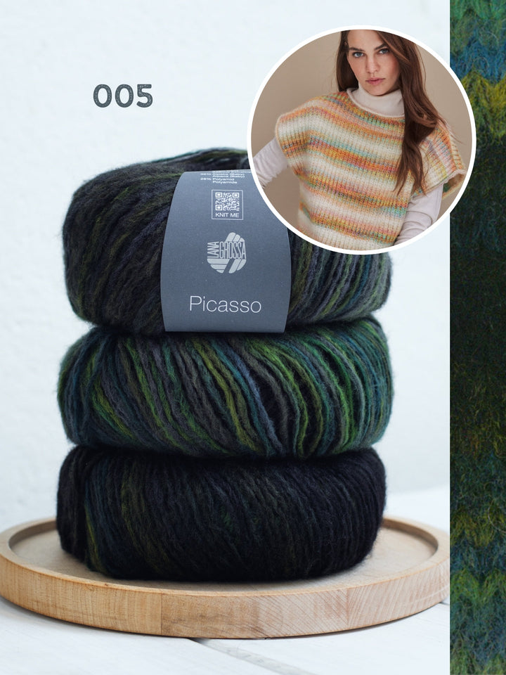 Strickpaket Picasso Pullunder