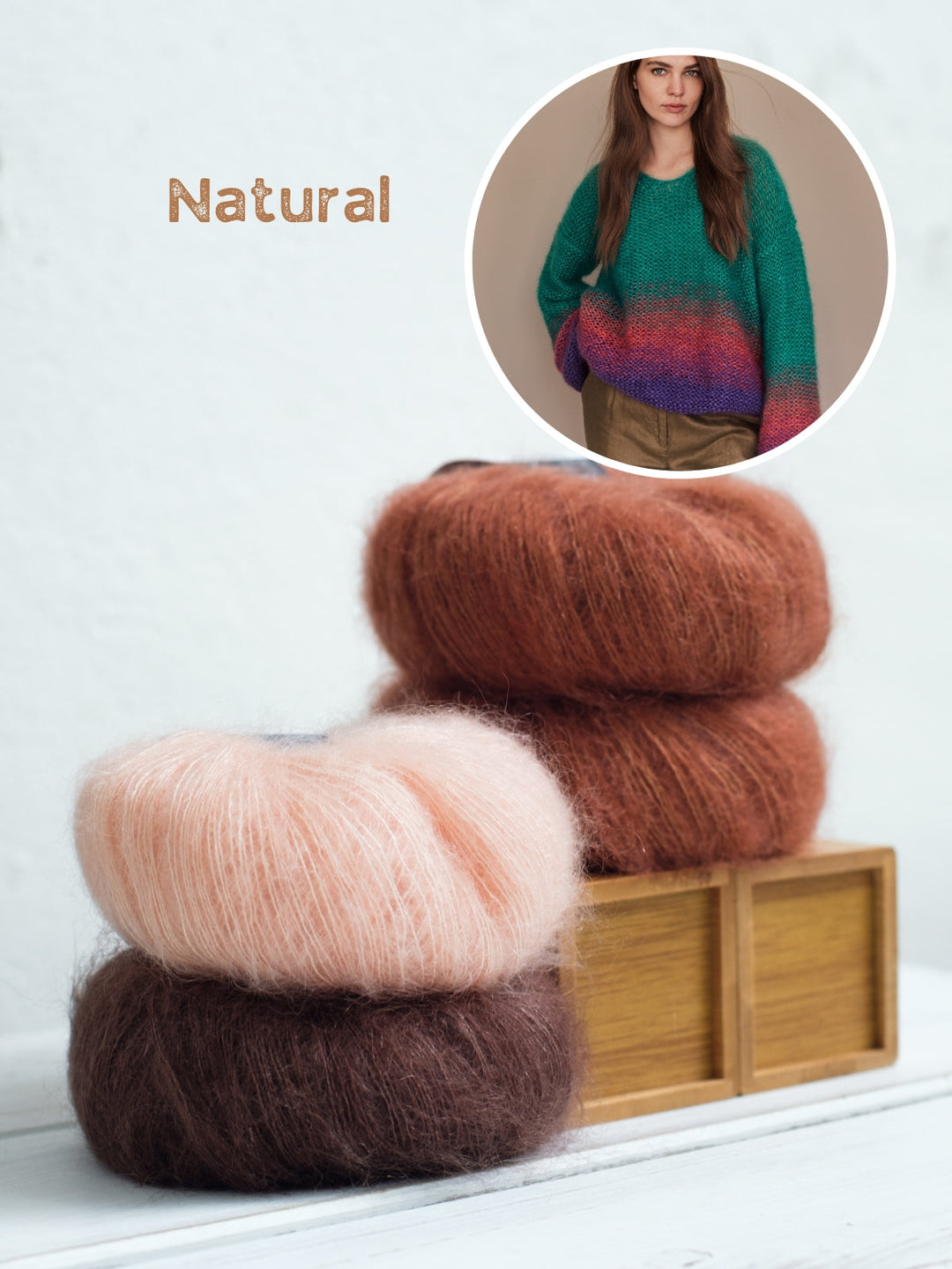 Strickpaket Silkhair Pullover