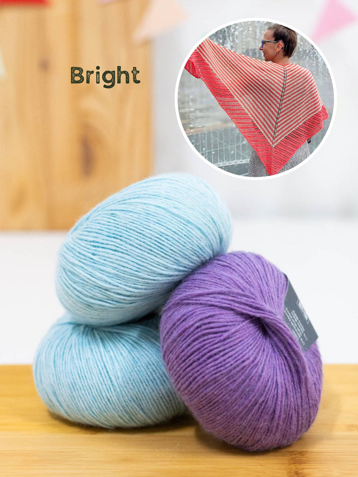 Strickpaket Tuch Knotten - Joél Joél