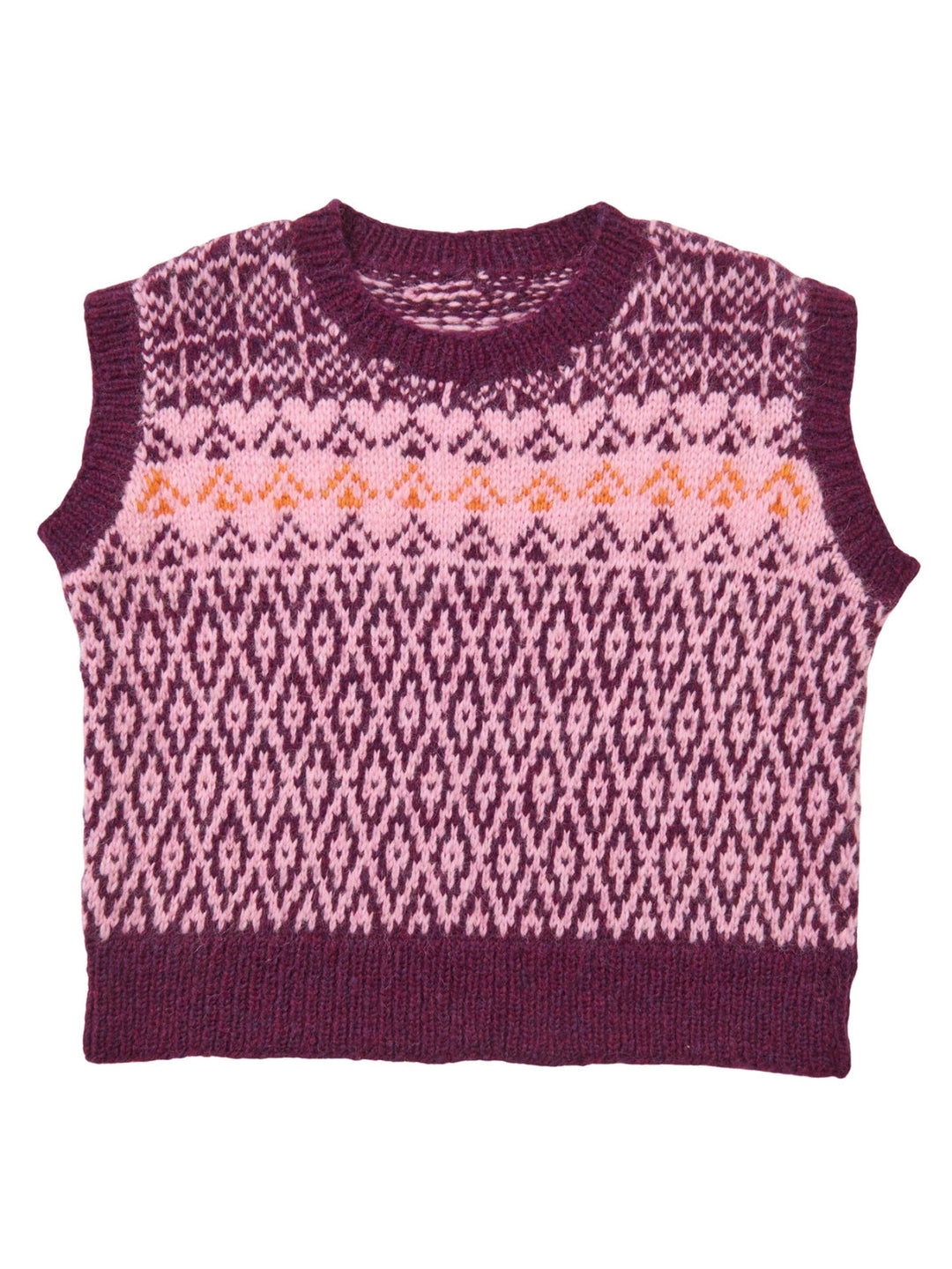 Strickpaket Brigitte No. 2 Pullunder mit Norwegermuster