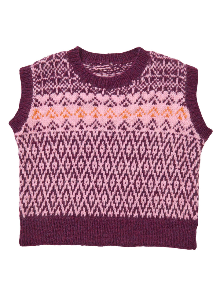 Strickpaket Brigitte No. 2 Pullunder mit Norwegermuster