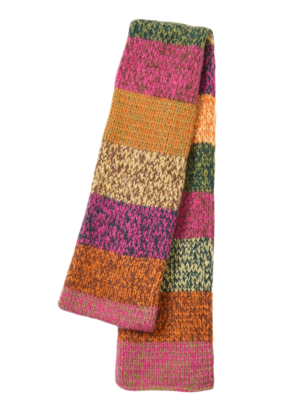 Strickpaket Brigitte No. 2 melierter Streifenschal