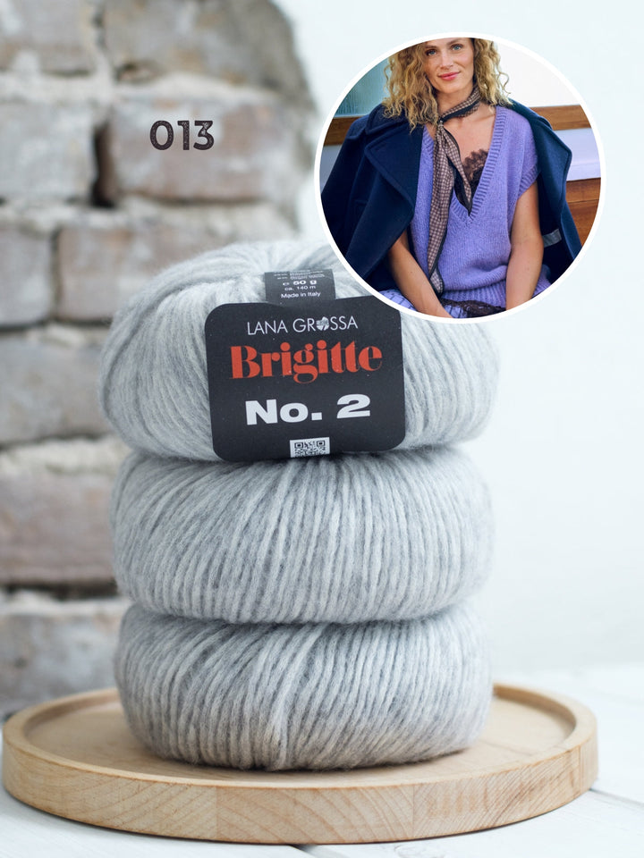 Strickpaket Brigitte No. 2 langer Pullunder