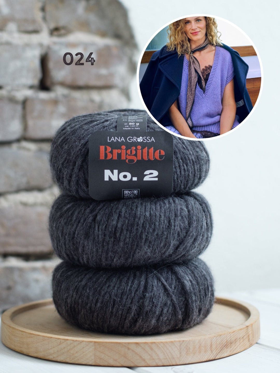 Strickpaket Brigitte No. 2 langer Pullunder