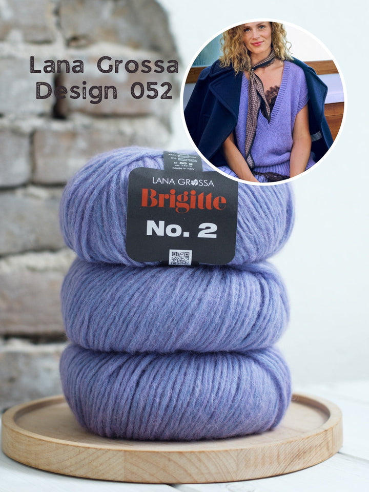 Strickpaket Brigitte No. 2 langer Pullunder