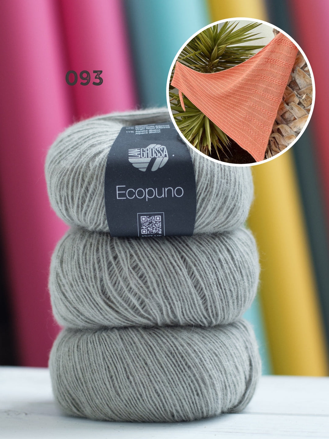 Strickpaket Lizas Tuch Cable Love - Ecopuno