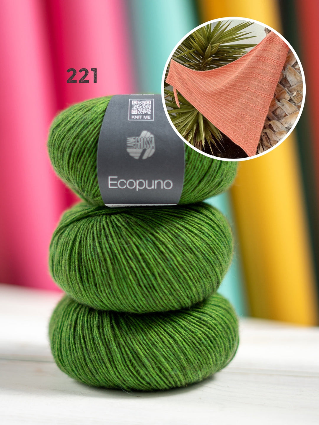 Strickpaket Lizas Tuch Cable Love - Ecopuno