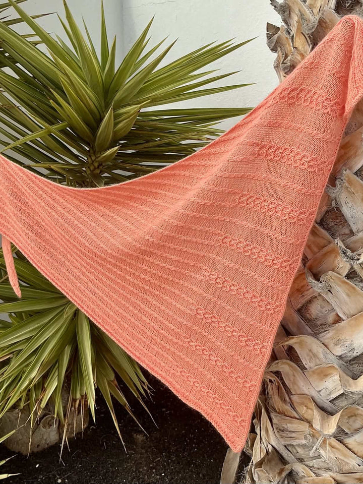Strickpaket Lizas Tuch Cable Love - Ecopuno