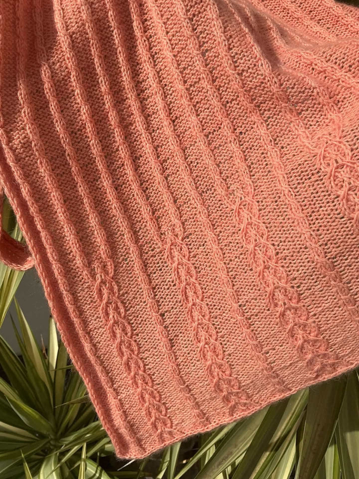 Strickpaket Lizas Tuch Cable Love - Ecopuno