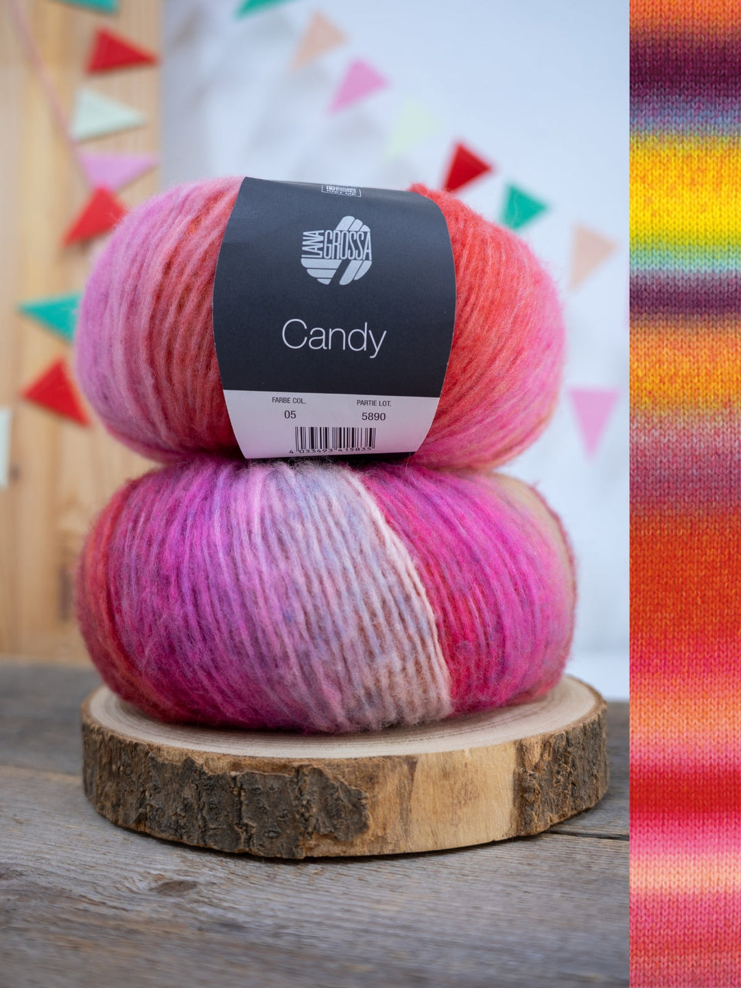 Candy 005 Apricot/Orange/Dunkelviolett/Lila/Gelb/Gelbgrün/ Mint/Fuchsia/Rot/Pink/Rosa/Dunkelrot