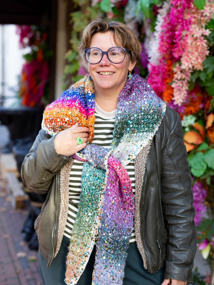 Häkelpaket Candy Star Schal