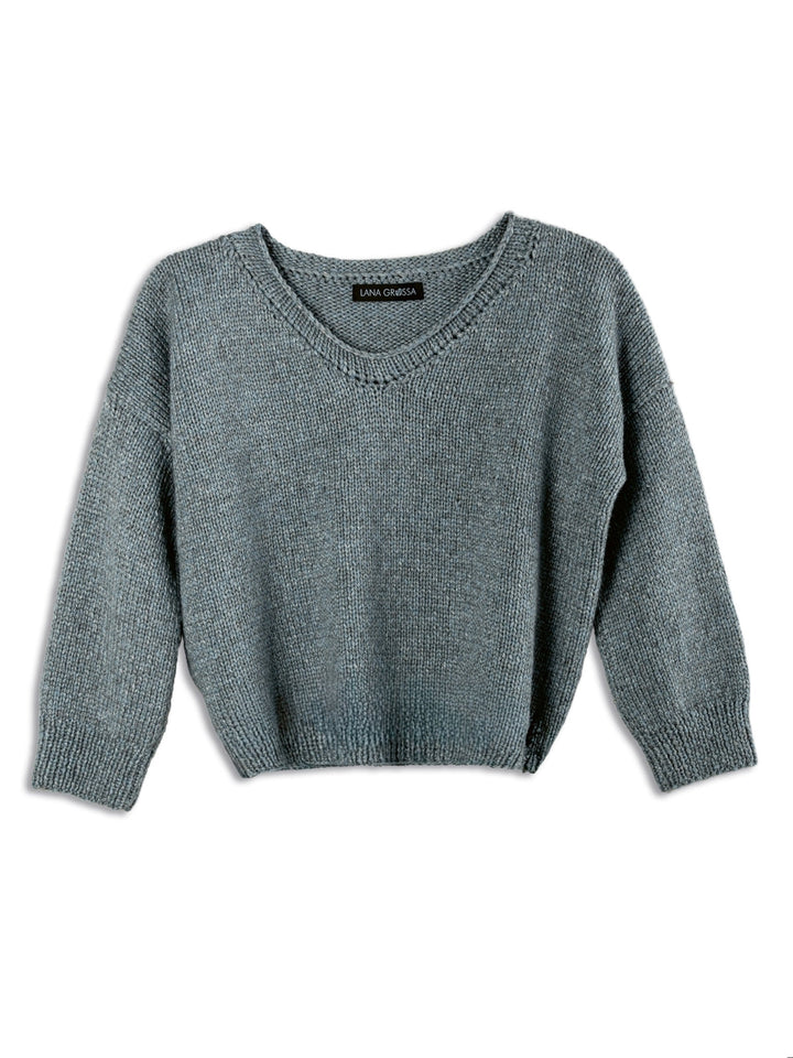 Strickpaket Baco Bamboo V-Ausschnitt Pullover