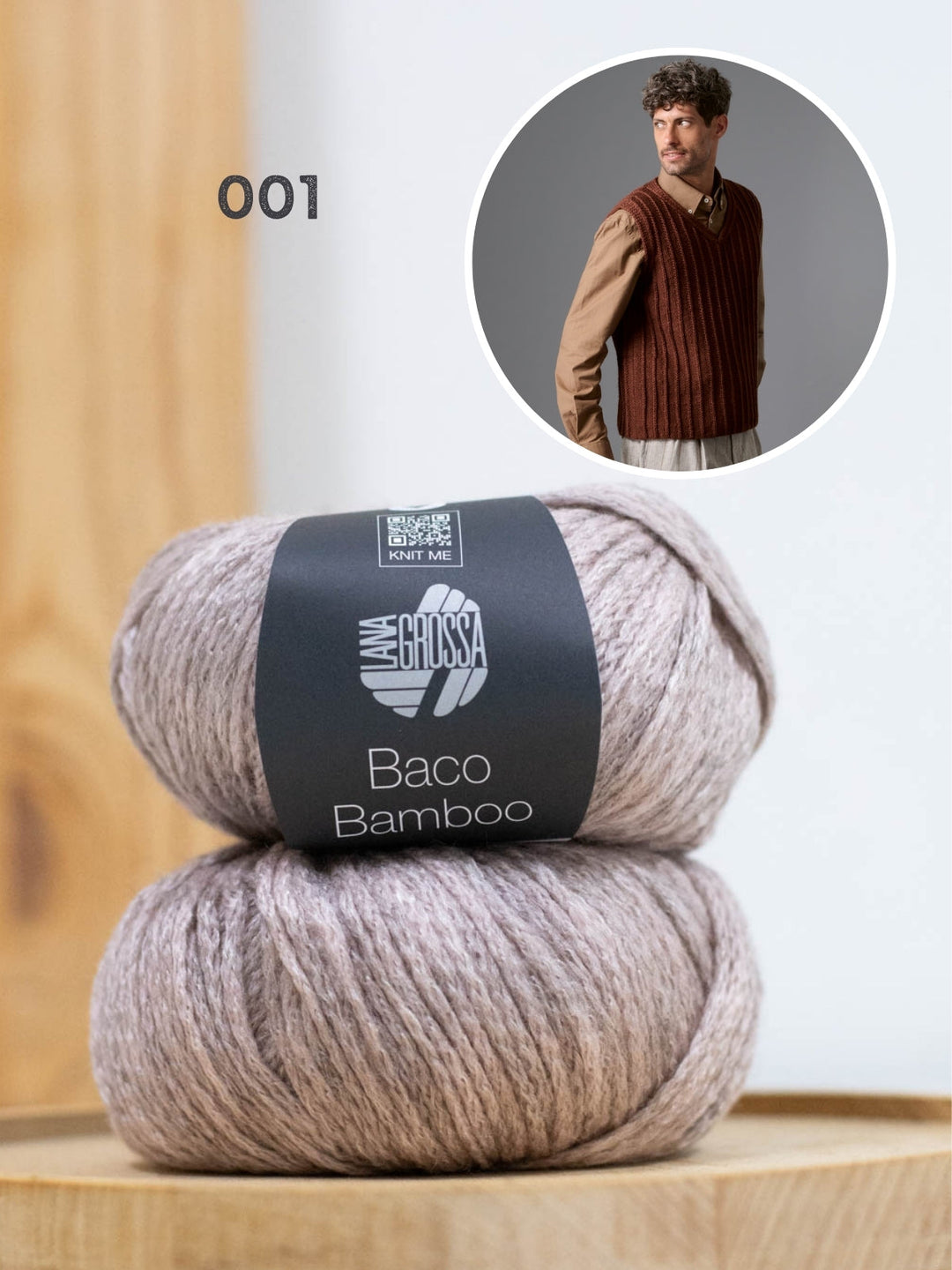 Strickpaket Baco Bamboo Pullunder