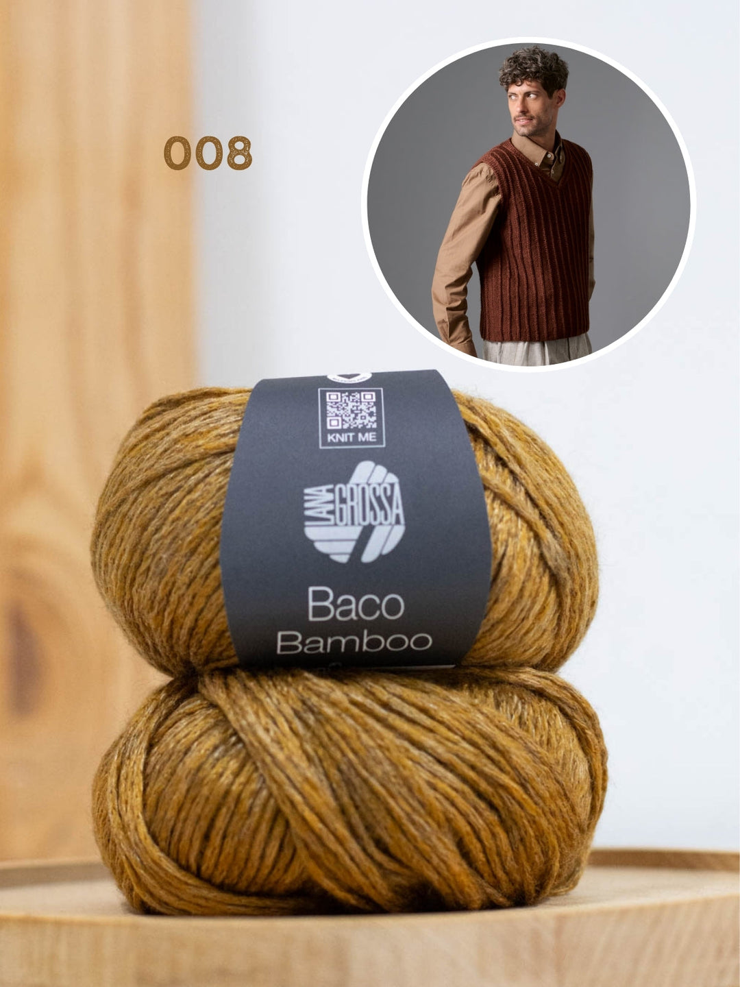 Strickpaket Baco Bamboo Pullunder