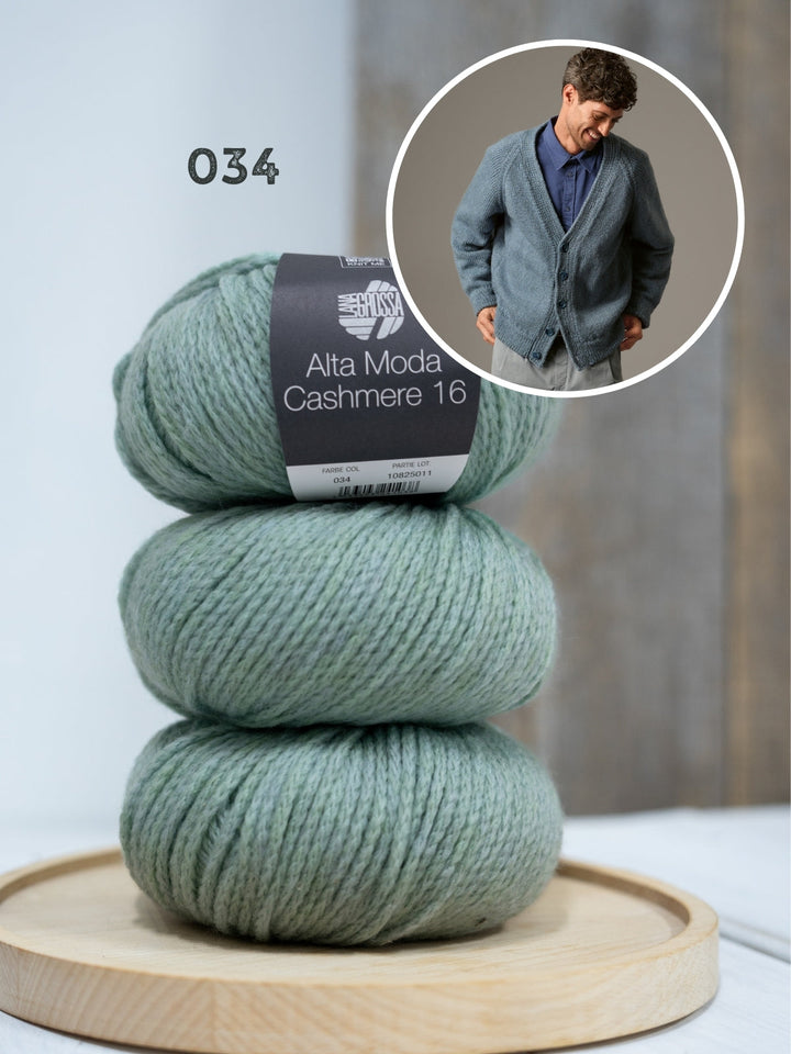 Strickpaket Alta Moda Cashmere 16 Strickjacke