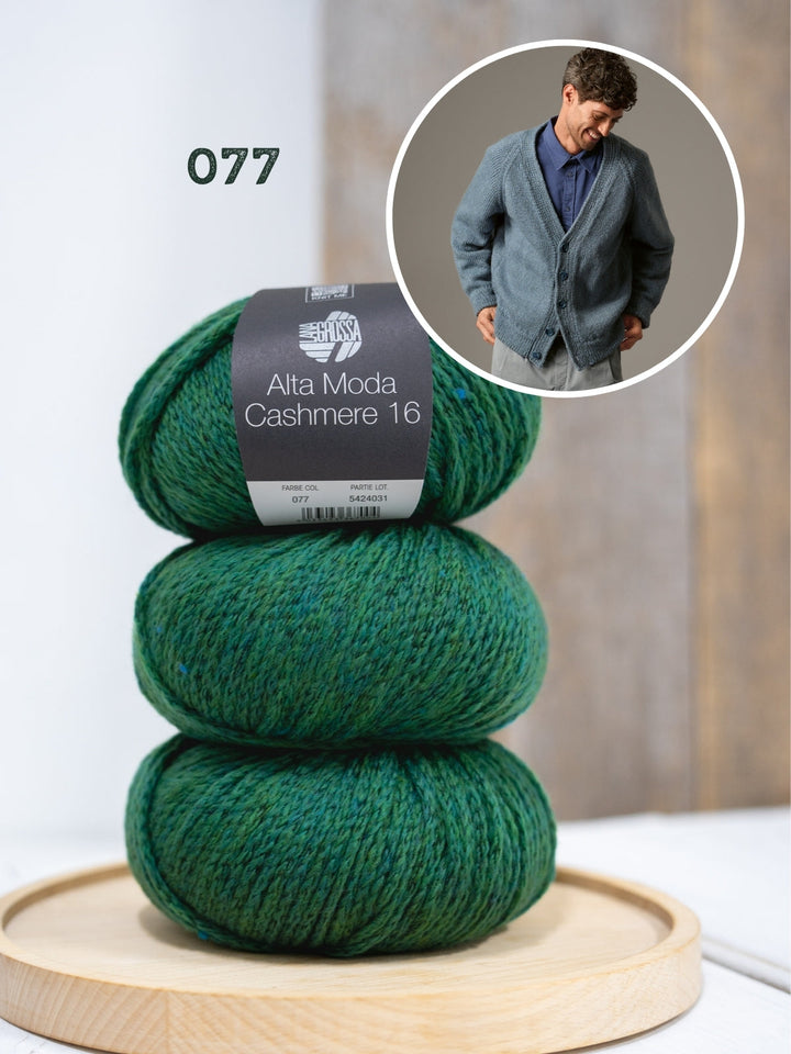Strickpaket Alta Moda Cashmere 16 Strickjacke