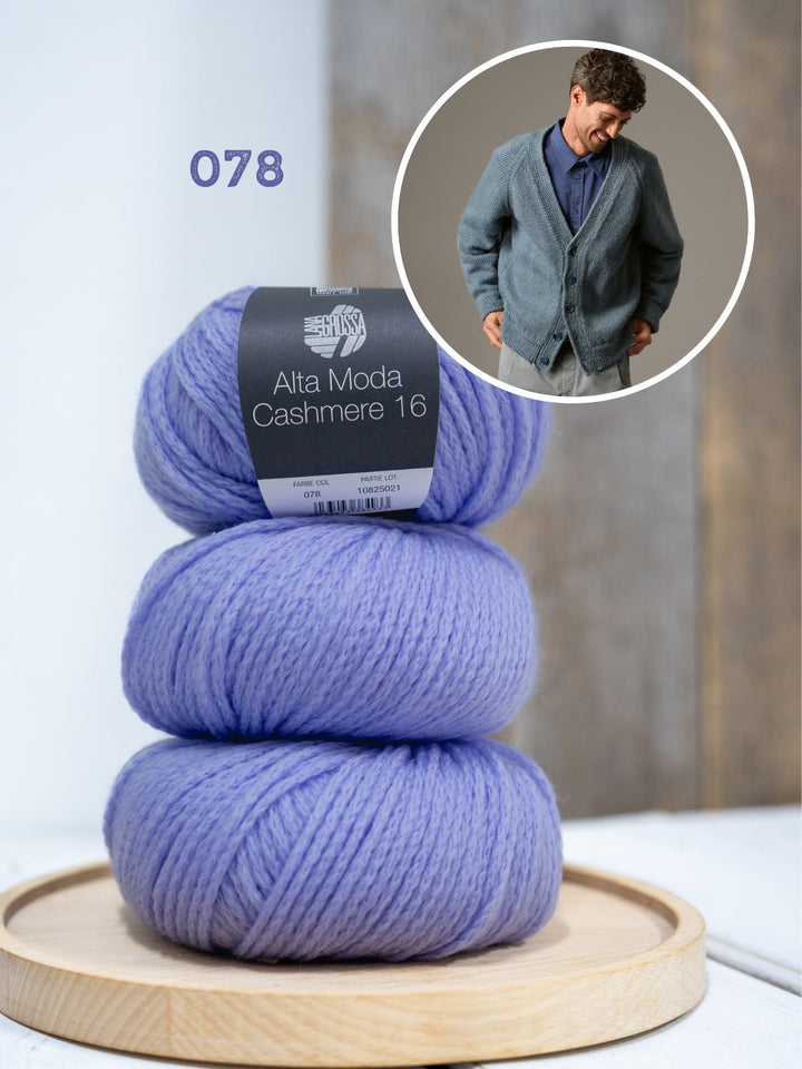 Strickpaket Alta Moda Cashmere 16 Strickjacke