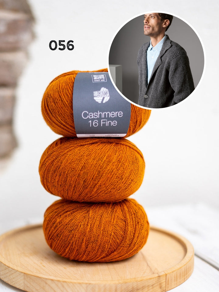 Strickpaket Cashmere 16 Fine Sakko
