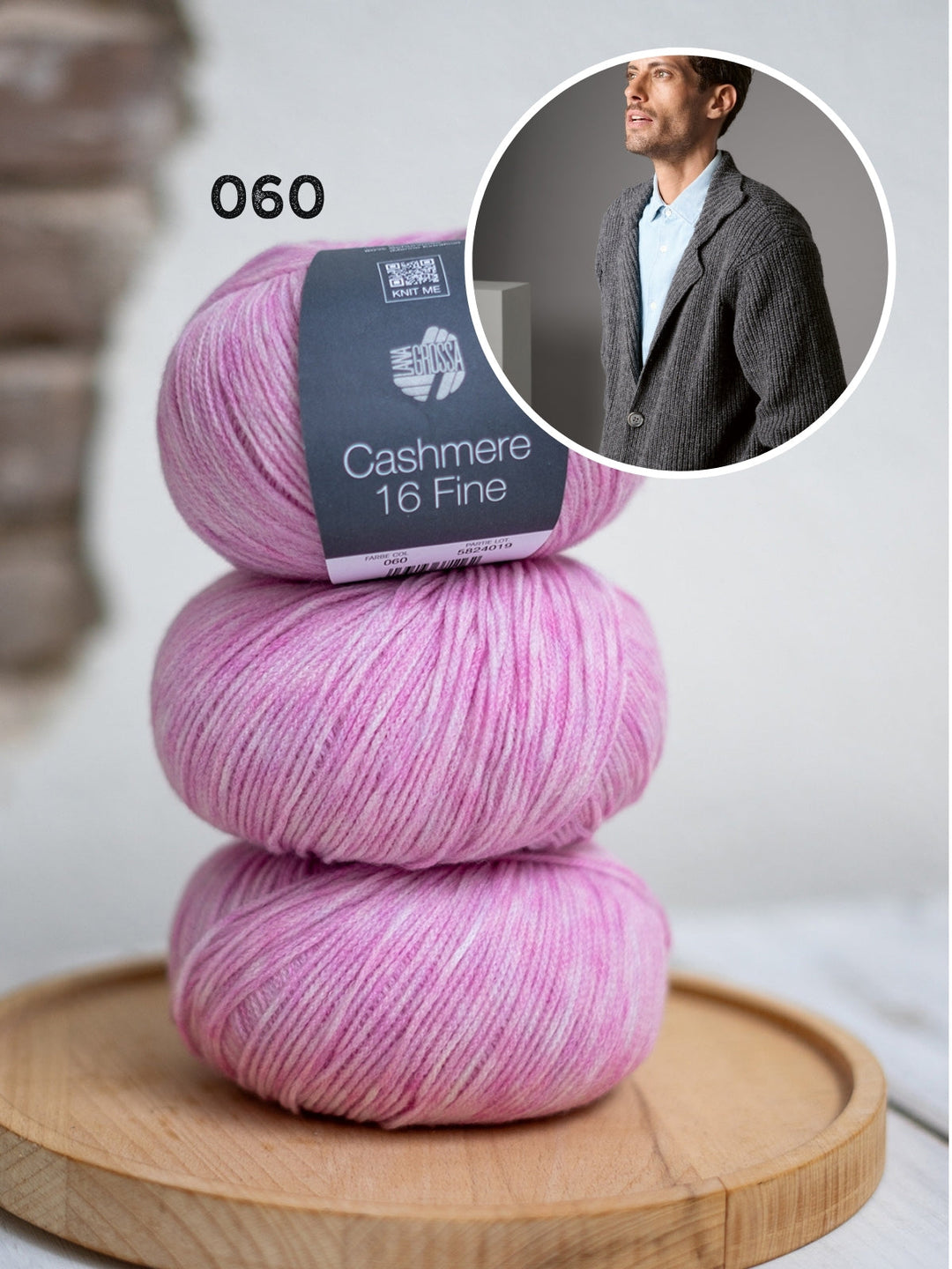 Strickpaket Cashmere 16 Fine Sakko