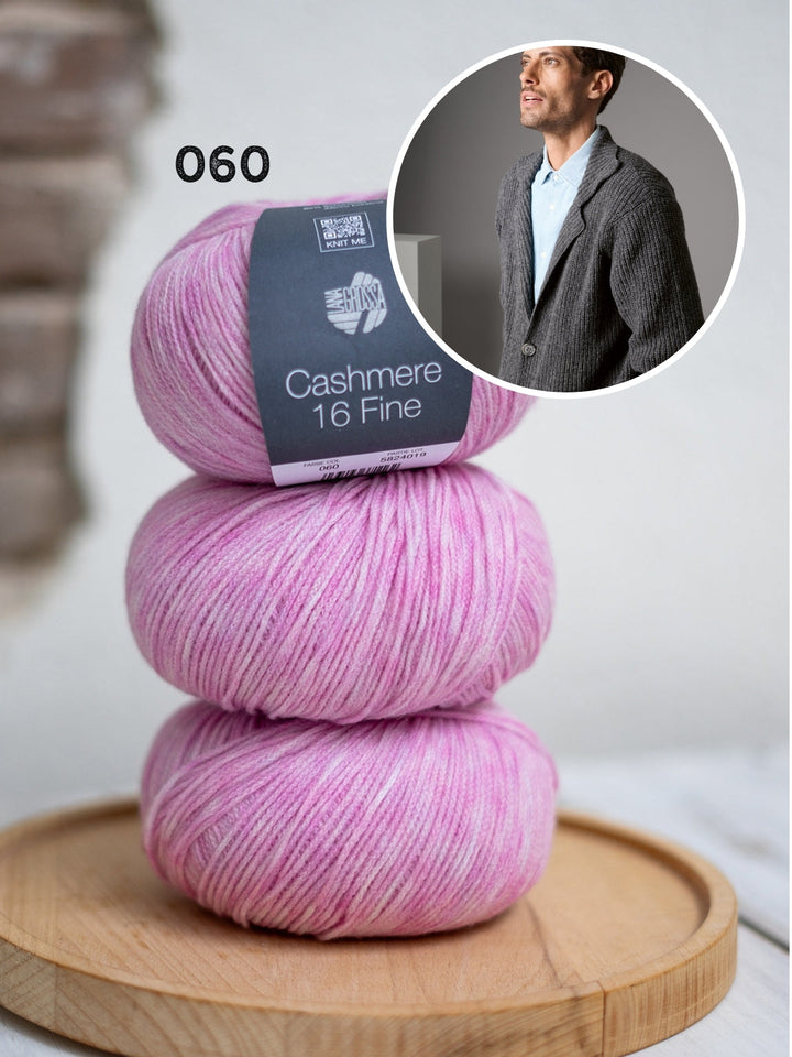 Strickpaket Cashmere 16 Fine Sakko