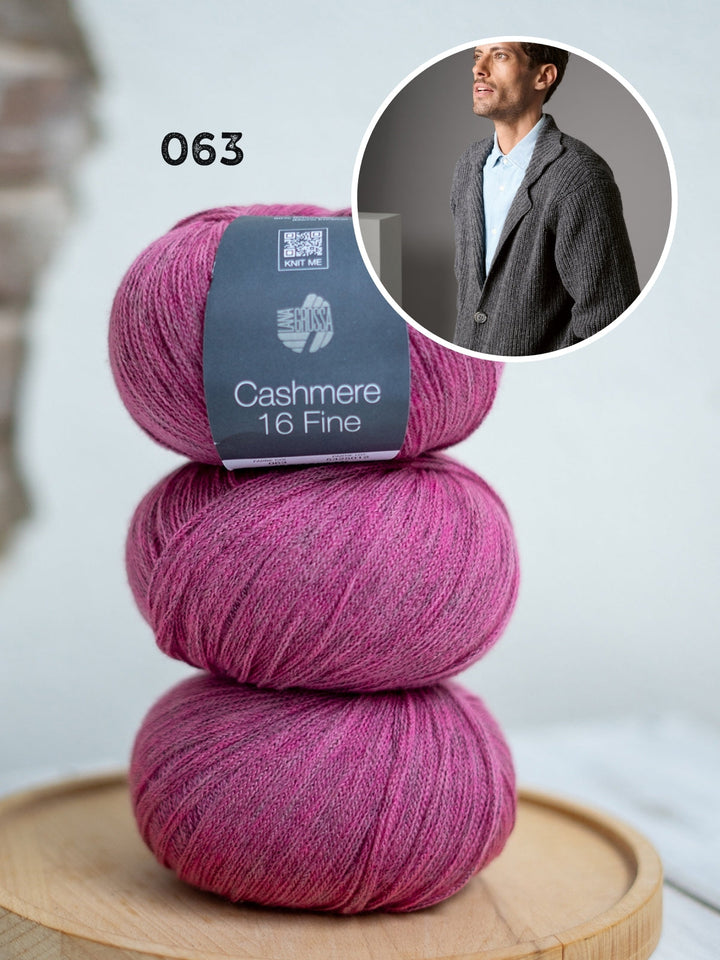 Strickpaket Cashmere 16 Fine Sakko