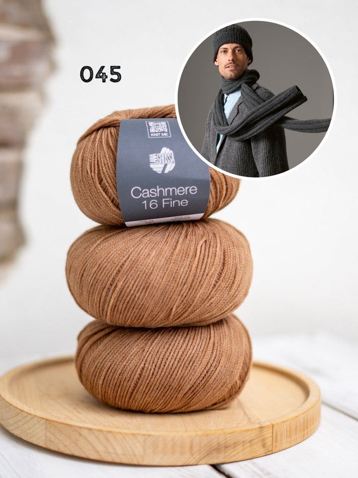 Strickpaket Cashmere 16 Fine Schal