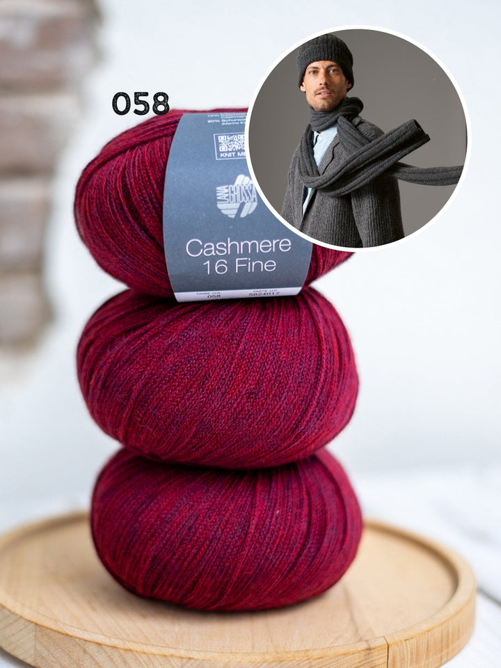 Strickpaket Cashmere 16 Fine Schal
