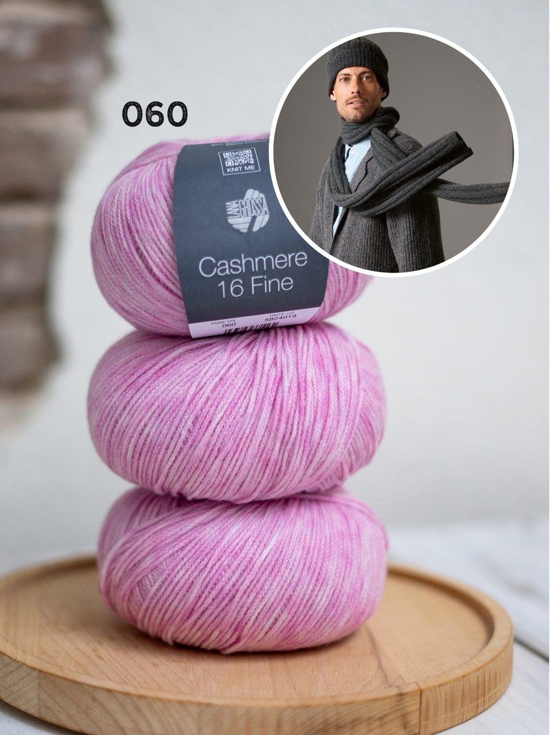 Strickpaket Cashmere 16 Fine Schal