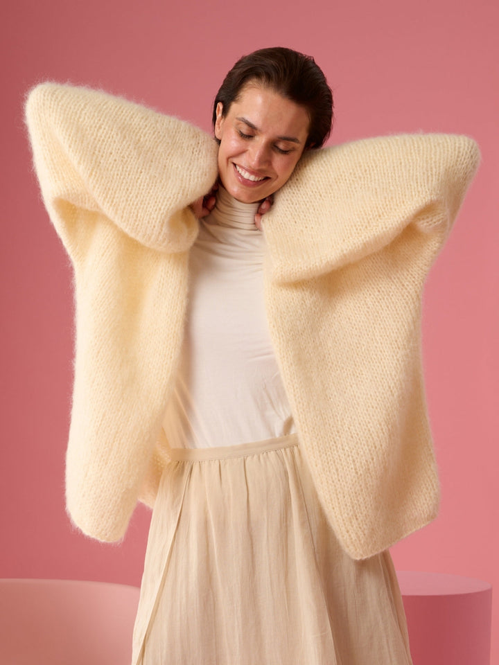 Strickpaket Silkhair Strickjacke