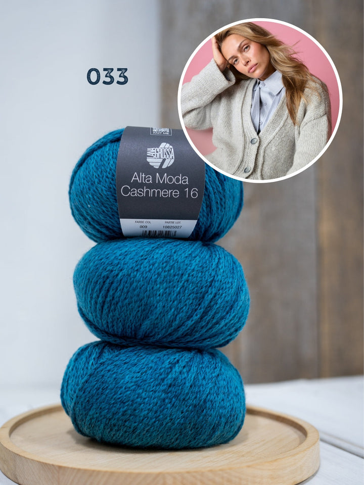 Strickpaket Alta Moda Cashmere 16 Strickjacke