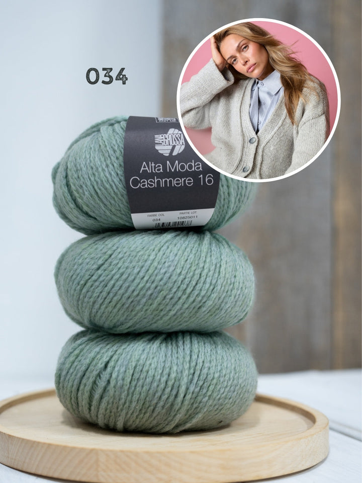 Strickpaket Alta Moda Cashmere 16 Strickjacke